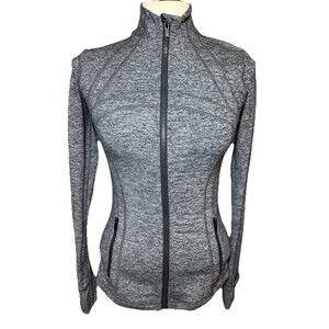 Lululemon Define *Luon Jacket, Women's Size 6 - Heather Black EUC
